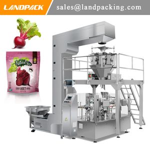 Multihead Weigh Betterave Chips Stand Up Pouch Filling And Sealing Bead Machine Machine à emballer à glissière Fabricant de qualité