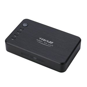 Livraison gratuite Lecteur multimédia portable 3D HDD Full HD 1080P Lecteur MKV H264 HD-MI USB HOST SD avec télécommande Qecdd