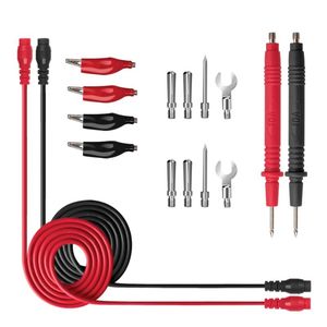 Multímetros 16pcs em 1 conjunto Universal Multímetro Digital Sonda 90cm Teste de ponta de agulha leva Pin Fio Pen Cable Line Kit