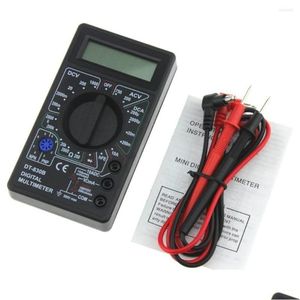 Multímetros Dt830B Mini Pocket Digital Mtimeter 1999 Counts Ac / Dc Amp Volt Ohm Tester Amperímetro Voltímetro Mti Meter Drop Delivery Offi Dhbz0