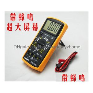 Multímetros Lcd Digital Mtimeter Ac Dc Ohm Volt Meter Dt9205A Drop Delivery Office School Business Análisis de medición industrial I Dher4