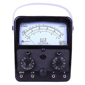 MF500 Analog Multimeter, High Precision Pointer, 2500V 20HM 500mA Volt Ampere Ohm Meter