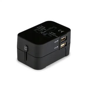 Adaptateur de voyage multinational avec 2 interfaces de chargement USB