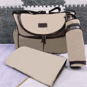 Momie sac 3pcs designer sac à langer pour voyage sortir multistyle portable causal fourre-tout empileur de couches populaire rétro sacs à main à langer bébé soins infirmiers xb049 Q2