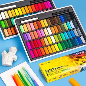 MUNGYO 24/32/48/64 couleurs Pastels doux/craies/bâtons/Crayons pour artiste Graffiti dessin coloriage Art papeterie fournitures 240307