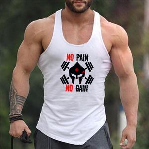 Muscleguys Brand Men's Tight Transpirable Chaleco Compresión Fitness Tank Tops para hombres Culturismo Ropa Gimnasios Camisas sin mangas 210421