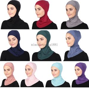 Femmes musulmanes Hijab sous-écharpe cou couverture os Bonnet Turban islamique casquette intérieure extensible foulard arabe chapeaux sous écharpe chapeau
