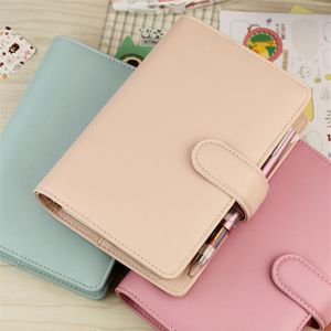 MyPretties Sweet 6 Hole Binder Organizador a5 a6 Macaron Notebook DIY Planner Agenda Diary Journals office Stationery3048