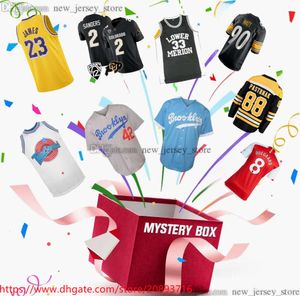 Camisetas MYSTERY BOX Cajas misteriosas Camiseta deportiva Regalos para cualquier camiseta Baloncesto Fútbol Hockey Fútbol NCAA Enviado al azar Jerseys uniforme