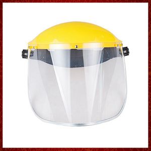 MZZ74 Protector facial de seguridad extraíble, transparente, multiusos, protector facial transparente montado en la cabeza