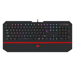 n K502 RGB teclado para juegos RGB LED retroiluminado iluminado teclado silencioso de 104 teclas con reposamuñecas para juegos de PC Windows