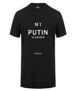 N1 Vladimir Poutine Russie Président T-shirt Pour Hommes Mâle Adulte Col Rond Coton À Manches Courtes T-shirt Tshirt Man039s Hauts Tee 2420207