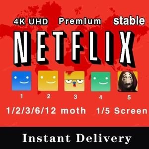 Naifee Joy Netflix UHD 4K Premium Perfil individual compartido 1 mes Funciona en Android IOS PC Mac Entretenimiento en el hogar Smart TV Cine en casa inalámbrico