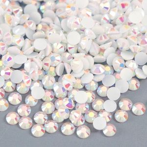 Nail Art Décorations 10000pcs 2mm AB Gelée Strass Résine Dos Plat Glitter Strass Charmes Accessoires DIY 3D WholesaleNail