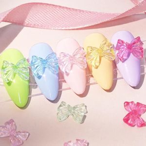 Nail Art Decorations 30pcs Kawaii Candy Bow Nails Charms 3D Résine ACCESSOIRES DE DÉCORATION DE LA RHINESTONE