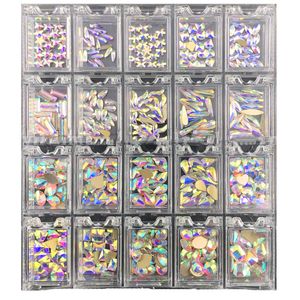 Nail Art Decorations 400pcs Crystal Flatback Glass Crystals Gem Diamond Black Strass 230606