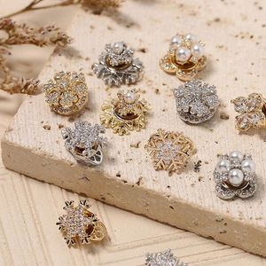 Decoraciones para decoración de uñas, 5 uds., decoración de cristal, manicura, diamantes de imitación, manualidades, bricolaje