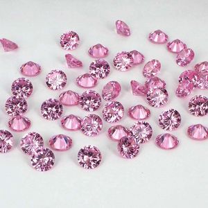 Decoraciones de arte de uñas color rosa claro color cúbico piedras de diseño de forma redonda suministros para joyas 3d uñas ropa bricolaje 5 18 mm 230816