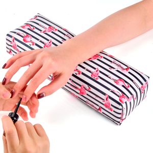 Cojín de uñas con esponja de cuero de PU para uñas Soporte de esmalte Reposabrazos Cojín de manicura Soportes de mano para uñas Manos envío gratis