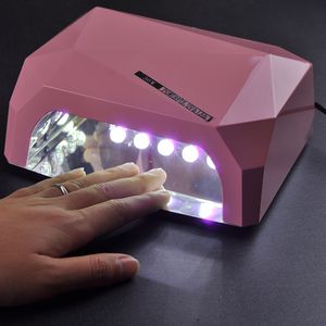 Sèche-ongles Arrivée Noir Professionnel 110240V 36W LED UV Gel Lampe Sèche-Lumière outils US UK EU AU Plug 230825