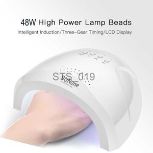 Nail Dryers Smart 48W UV lampe à LED sèche-ongles pour tous les types de gel à ongles 36 LED lampe pour manucure à ongles lumière infrarouge détection outil d'art des ongles x0828