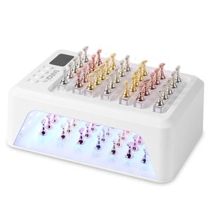 Séchoirs à ongles SNRQI 72w lampara uv led para 4 vitesses fonction de détection infrarouge le haut du porte-ongles porte une lumière spéciale pour ongles 230824