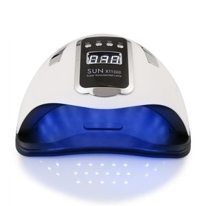 Secadores de uñas SUN X11 Max Lámpara de secado UV profesional Lámpara de uñas para secar esmalte de gel de uñas con lámpara UV de detección de movimiento para salón de manicura 220829
