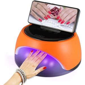 Sèche-ongles UV LED lampe 360W haute puissance sèche-linge avec support pour téléphone professionnel Gel vernis durcissement capteur automatique 231204