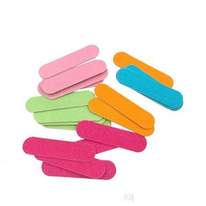 Limes À Ongles Mini Outils Professionnels D'art Des Ongles Sable Emery Board Papier De Verre Tampon Double Face Grit Drop Delivery Santé Salon De Beauté Dhvai