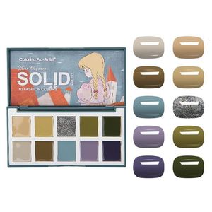 Nail Gel 10 IN 1 Solid Polish Cream Palette Set UV Soak Off For Art Salon Manucure Kit DIY Home 230726