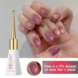 Nail Gel Cat Eye Glue Nouvelle Rose Majesté Photo d'huile pour le salon Bleu rouge noir blanc Q240507