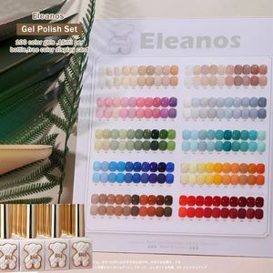 Nail Gel Eleanos 100 Colors Polish Set Open Salon Usado UV LED Collection Need Top Coat Venta al por mayor Soak Off Kit 15ml 230718