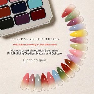 Gel pour ongles, colorant hautement saturé, beauté et santé, émail Semi-solide, fournitures d'art, colle Pat, vernis 231023