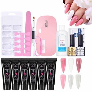 Nail Gel Kit Extension Set Manucure For Art Christmas Nails Gifts