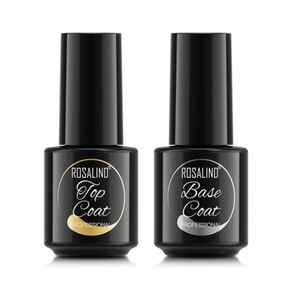 Juego de esmaltes de uñas en gel, 2 piezas, capa superior para base, calcetín apagado, lámpara UVLED, mantiene tus uñas brillantes durante mucho tiempo5976969