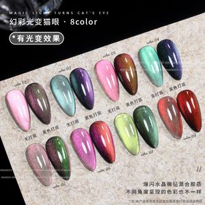 Nail Gel Symphony lumière changeante Cat Eyes Gel Polish Set Soak Off Magnetic Gel Polish UV LED Gel Vernis à Ongles Laque Vernis Kit 230703