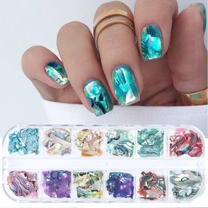 Nail Glitter Irrégulier Ormeau Shell Art Naturel Mer Tranches Charmes Flake Poudres Brillant Paillettes Manucure Conception FBBY 230808