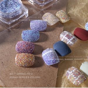 Brillo para uñas, polvo de piedra de mármol, polvo, lentejuelas, diseño de uñas, decoraciones artísticas 3D para accesorios de esmalte de Gel Prud22