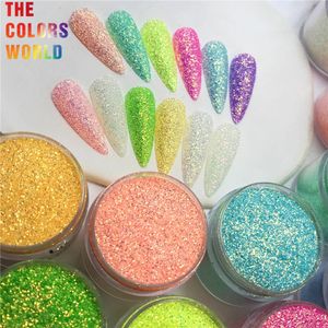 Nail Glitter TCT 789 High Shining Rainbow Colors Cosmetics Makeup Ultra Fine Nails Decoration Iridescent Eye shadow 230704