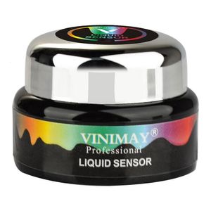 Esmalte de uñas Termocrómico Cristal líquido Estado de ánimo Cambio de color UV LED Soak Off Pedicura Gel Barniz permanente Laca 230719