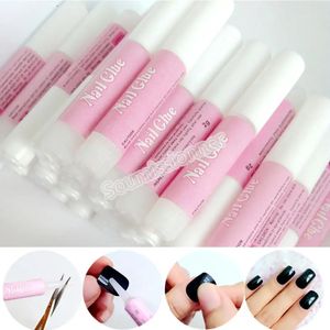 Tratamientos de uñas 100 Uds venta al por mayor 2g tamaño mini uñas postizas pegamento acrílico profesional decoración artística de uñas pegamento en barra diamantes de imitación perlas herramientas de manicura 231020