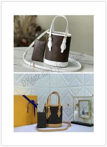 Nano Bucket Bags Composite Totes Vintage Sacs à main Mode M81489 Soft Canvas Open Card Package Toile Sac à bandoulière Portefeuille avec boîte B284 5A Top