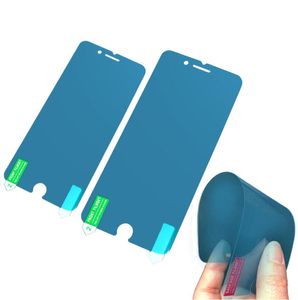 Protector Nano Screen para iPhone 14 Pro Max 13 Mini 12 11 XS XR X Plus SE Nano Clear Cover Cobertura Soft Cobertura Explosi￳n Guardia de pel￭cula protectora de mascota transparente