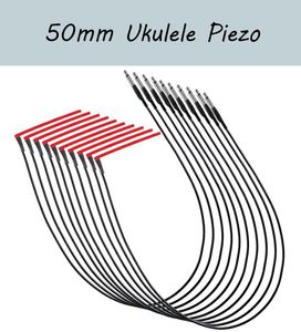 NAOMI 10 Uds ukelele profesional de 4 cuerdas EQ debajo del puente sillín Cable piezoeléctrico Cable de recogida de preamplificador 50mm7778523