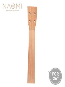 Naomi 26039039 Ukulele Neck Neck Sapele Tenor Ukulele Neck pour 26 pouces UKELELE UKE Hawaii Guitar Parts Ukulele Luthier Diy8407404