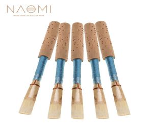 NAOMI 5 uds Bulrush Oboe Reed boquilla suave orquestal medio Color azul claro piezas de instrumentos de viento de madera alta calidad New9212727