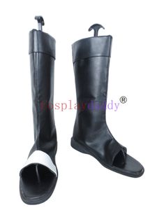 NARUTO Gaara the Kazekage Black Cosplay Shoes Boots X002