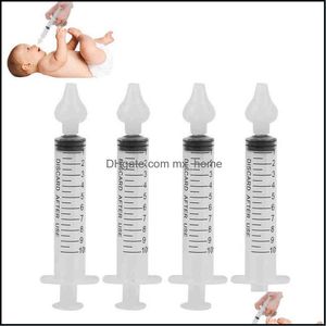 Aspiradores nasales # Cuidado de la salud Bebé, Maternidad para niños 4 piezas 10 ml Tubo de aguja limpia para la nariz del bebé Aspirador infantil Lavadora para rinitis Irrigador Gota D