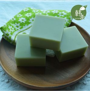 Thé vert naturel Matcha Savon artisanal Contrôle des huiles essentielles Soins du visage Nettoyant pour la peau Bain