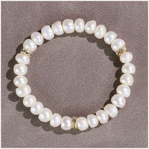 Bracelets de perles extensibles en perles naturelles Bracelets de mode unisexe Bracelets de coeur en diamant classiques Bracelets de couple Bracelets colorés Bijoux pour femmes Bijoux d'amour